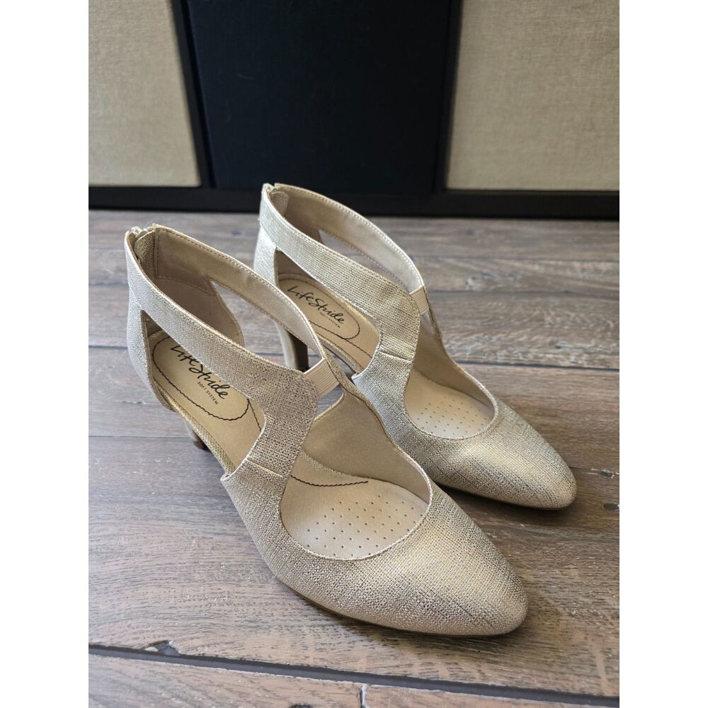 LifeStride Giovanna 2 Platino Heel Pump- Size 9.5 - Picture 2 of 9